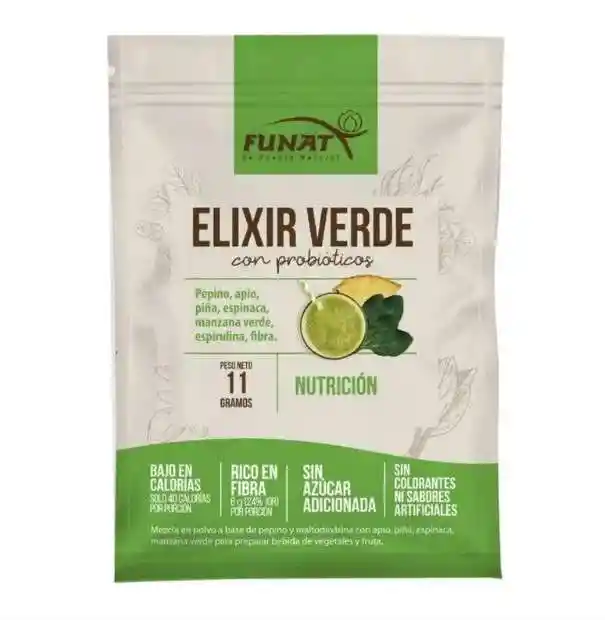 Funat Bebida en Polvo Elixir Verde