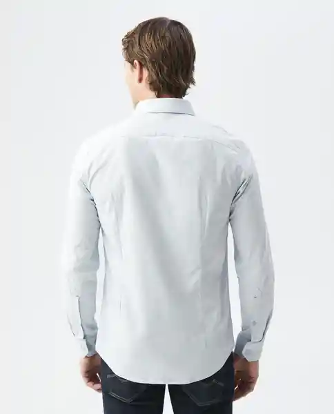 Camisa Manga Larga Hombre Azul Granizo Claro Talla XS Chevignon