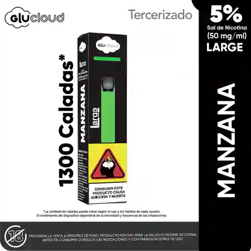 Glucloud Vapeador Manzana Large