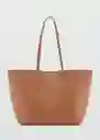 Bolso G Maribel Cuero Talla 99 Mujer Mango