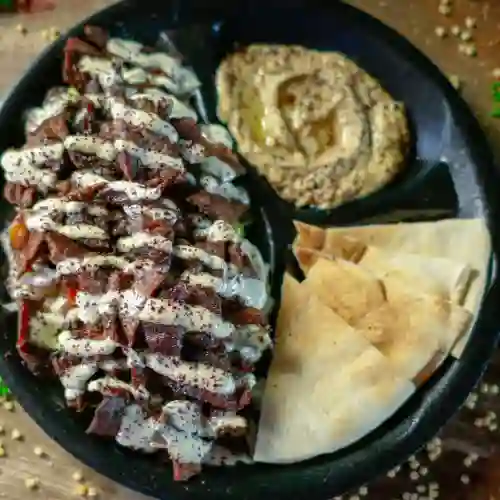 Shawarma de Res Al Plato