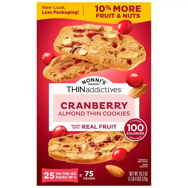 Nonnis Galleta Con Almendras y Arándanos