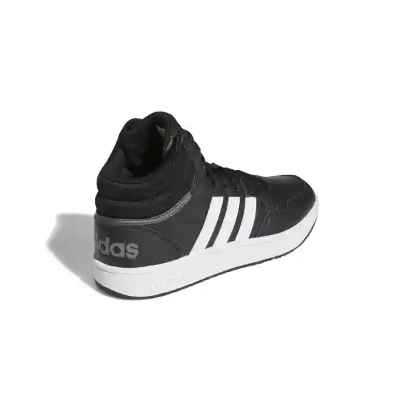 Adidas Zapatos Hoops 3.0 Mid Para Hombre Negro Talla 9.5