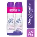 Desodorante Mujer Lady Speed Stick Spray Derma + Aclarado 91g x2und