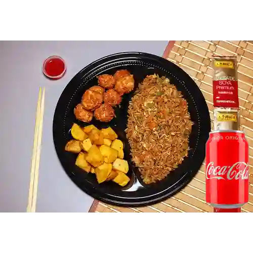 Combo Panda Crispy para 1 + Coca-cola Sabor Original