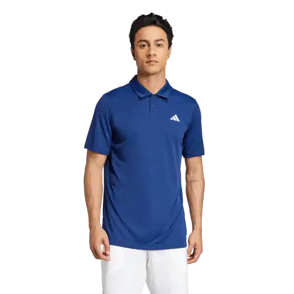Adidas Camiseta Polo Club Para Tenis de Hombre Azul Talla S
