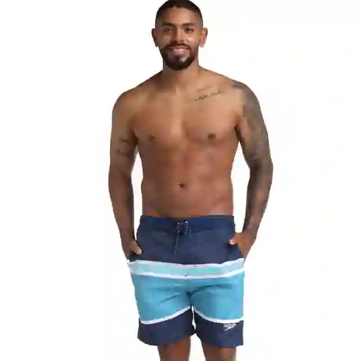 Pantaloneta Rustic Blue 20 Pulgadas Hombre Azul-s