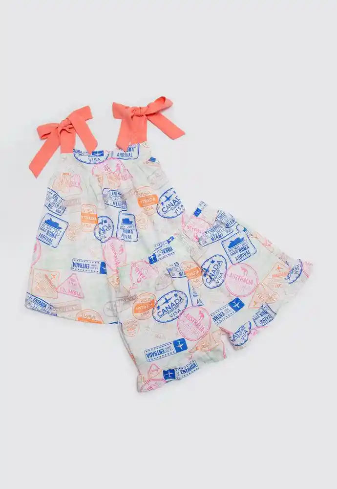 Conjunto Corto 6/9 Meses-estamp 1