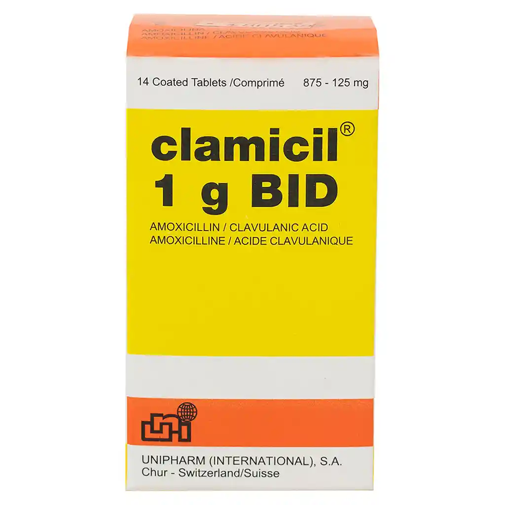 Clamicil Bid Tabletas (1 g)