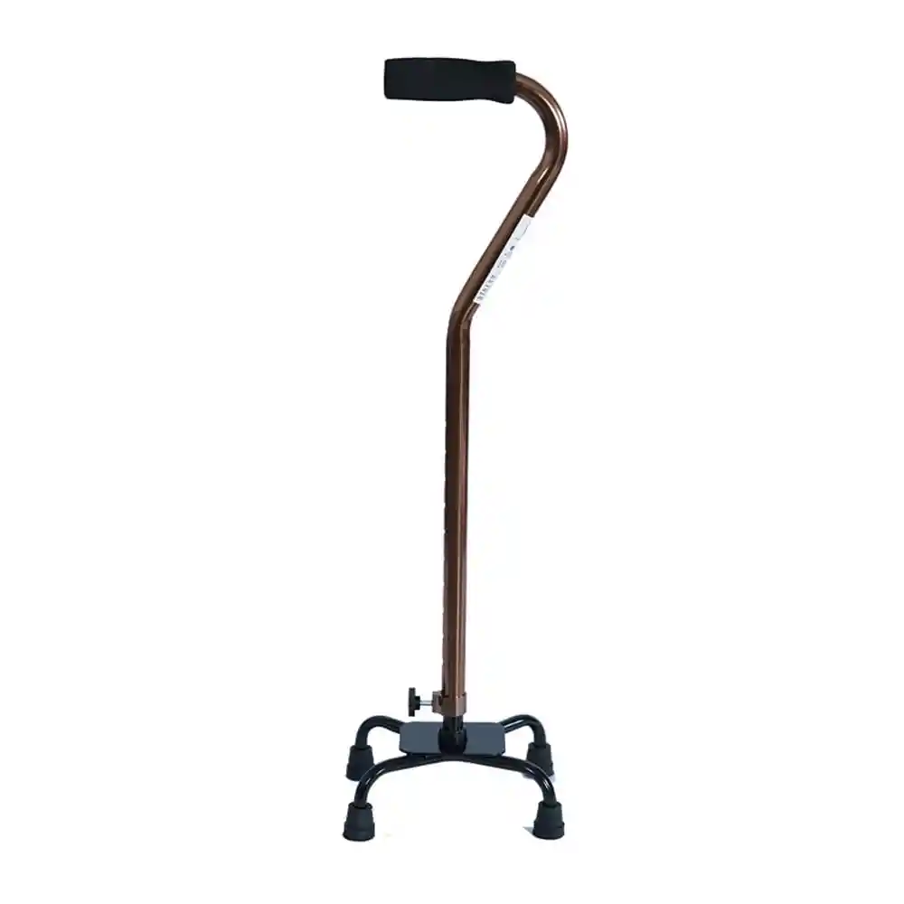 Baston 4 Puntos Konfort Color Bronce