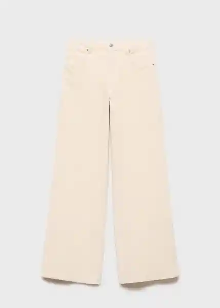 Jean Bootmum Offwhite Talla 40 Mujer Mango