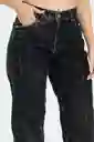 Jeans Mom Velvet Black