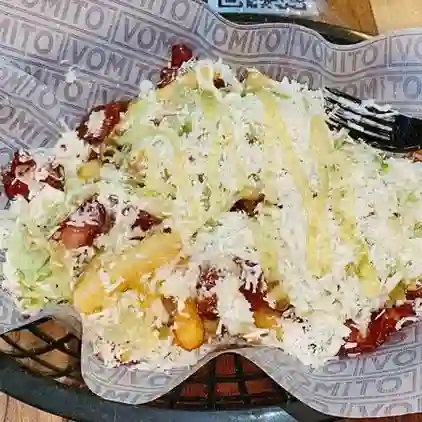 Salchipapa ranchera