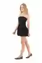 Vestido Corto Micaela Negro Talla S Mercedes Campuzano