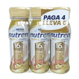Complemento nutricional líquido NESTLÉ NUTREN Senior mix de frutas 6 x 200mL c/u