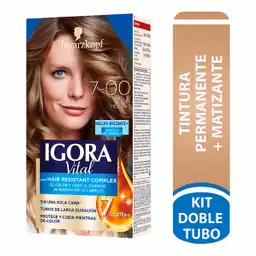 Igora Vital Tinte Permanente  Rubio Mediano 7-00