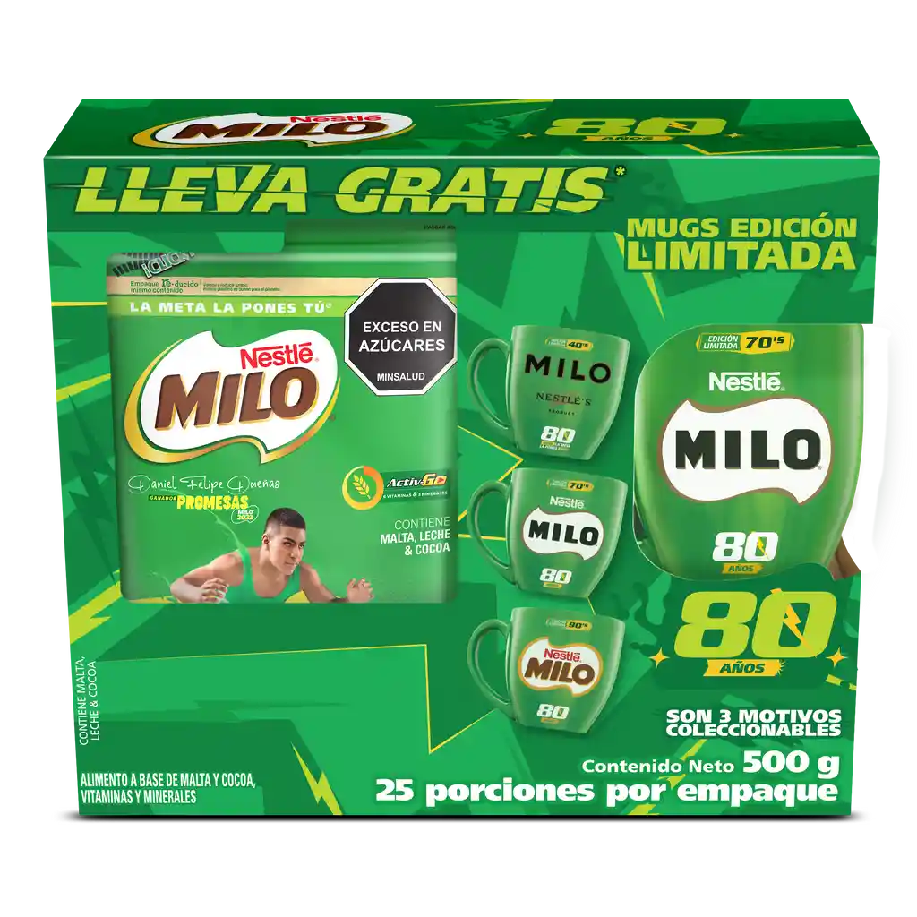 Milo Activ-Go Doy Pack 500g + Mug