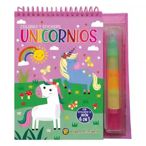 Colores 4 en 1 Unicornios de Hojalata El Gato