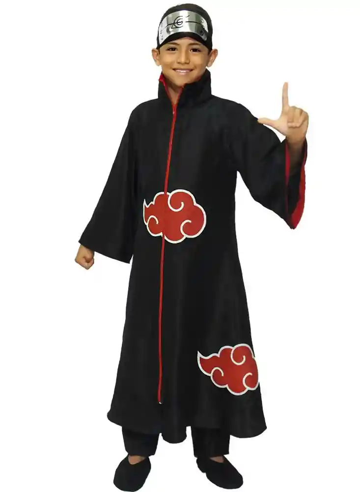 Disfraz Capa Akatsuki Ninos Fantastic Night 1803