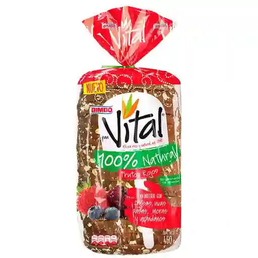 Vital Pan100% Natural Frutos Rojos