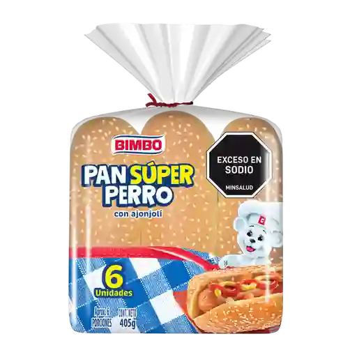 Bimbo Pan Super Perro 405 g