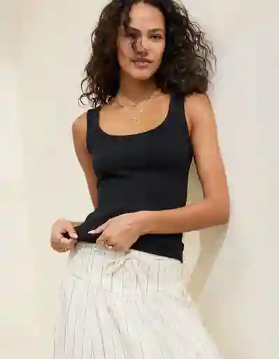 Camiseta Aerie Negro Talla Medium 3930073 American Eagle