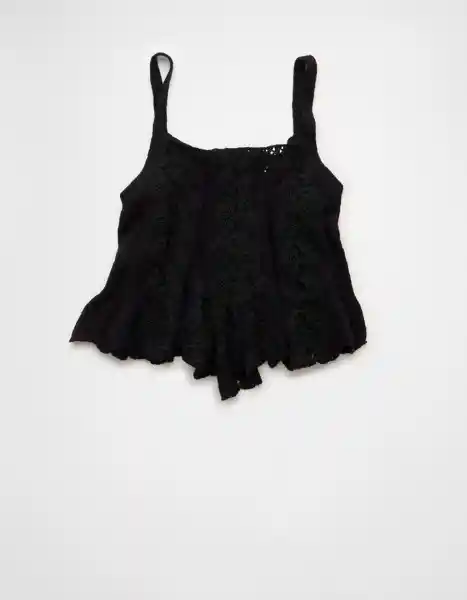 Suéter Tejido Mujer Negro Talla Small 1514064 American Eagle