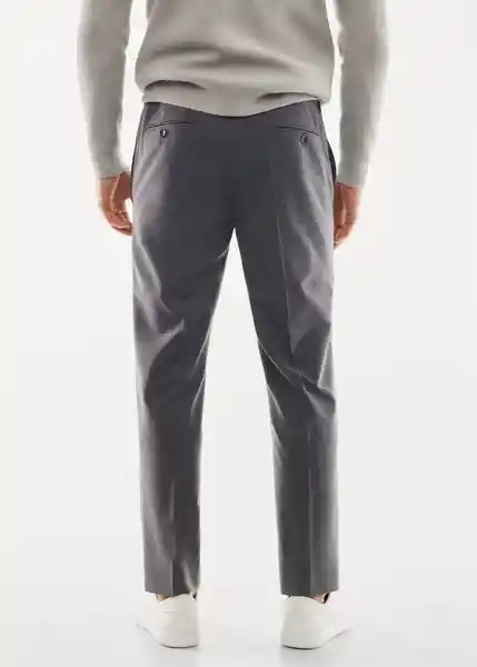 Pantalón Travel Gris Talla 46 Hombre Mango