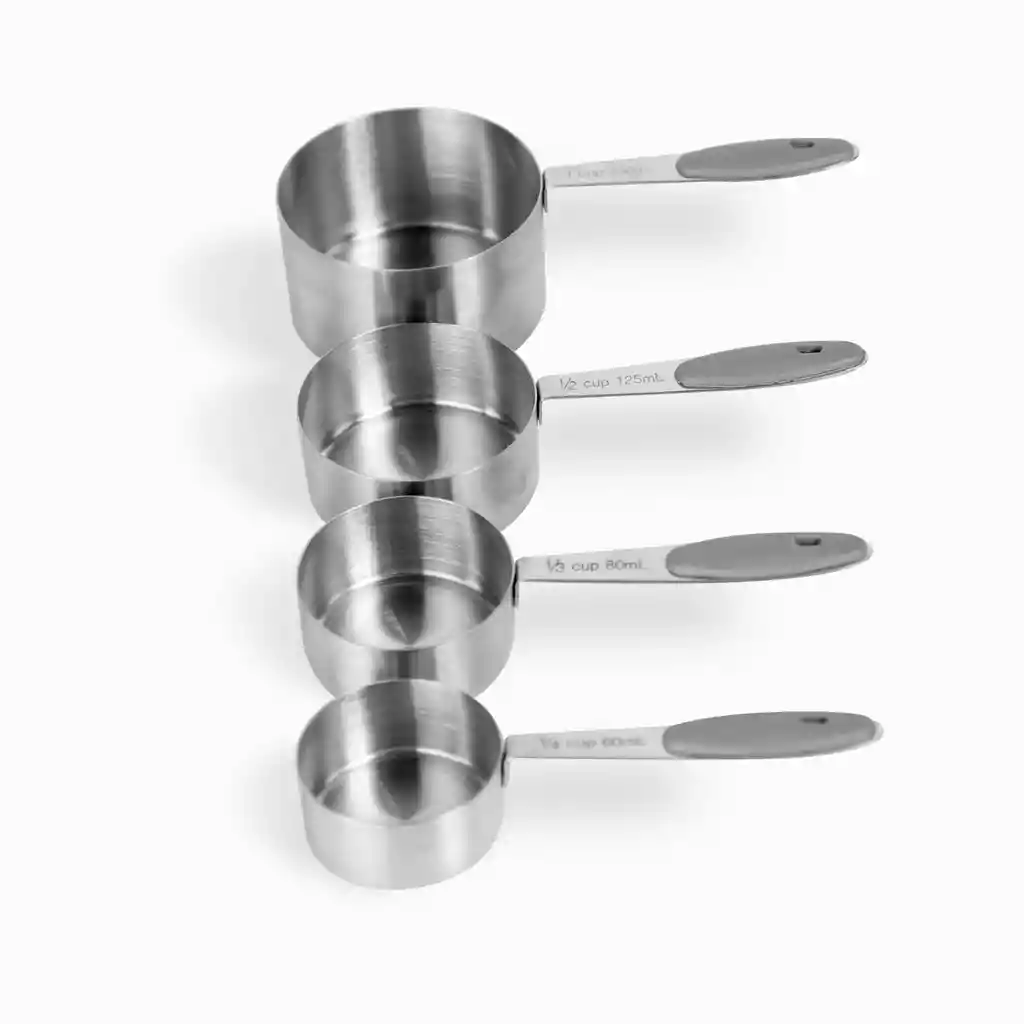 Set De Tazas Medidoras Acero Ambiente Gourmet