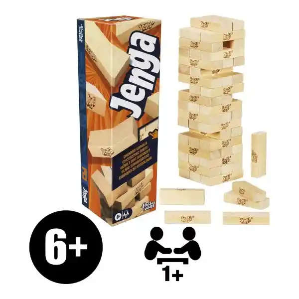 Hasbro Gaming Juego de Mesa Jenga Dado Digital