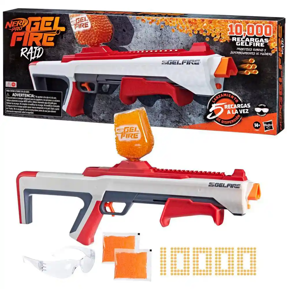 Nerf Juguete Lanzador Pro Gelfire Raid
