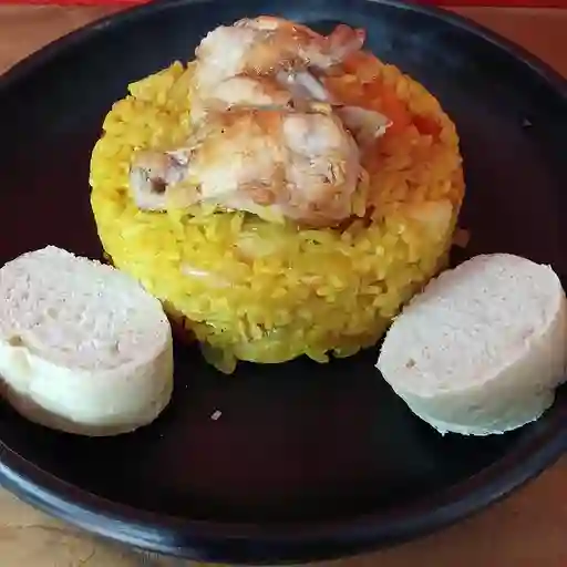 Paella de pollo