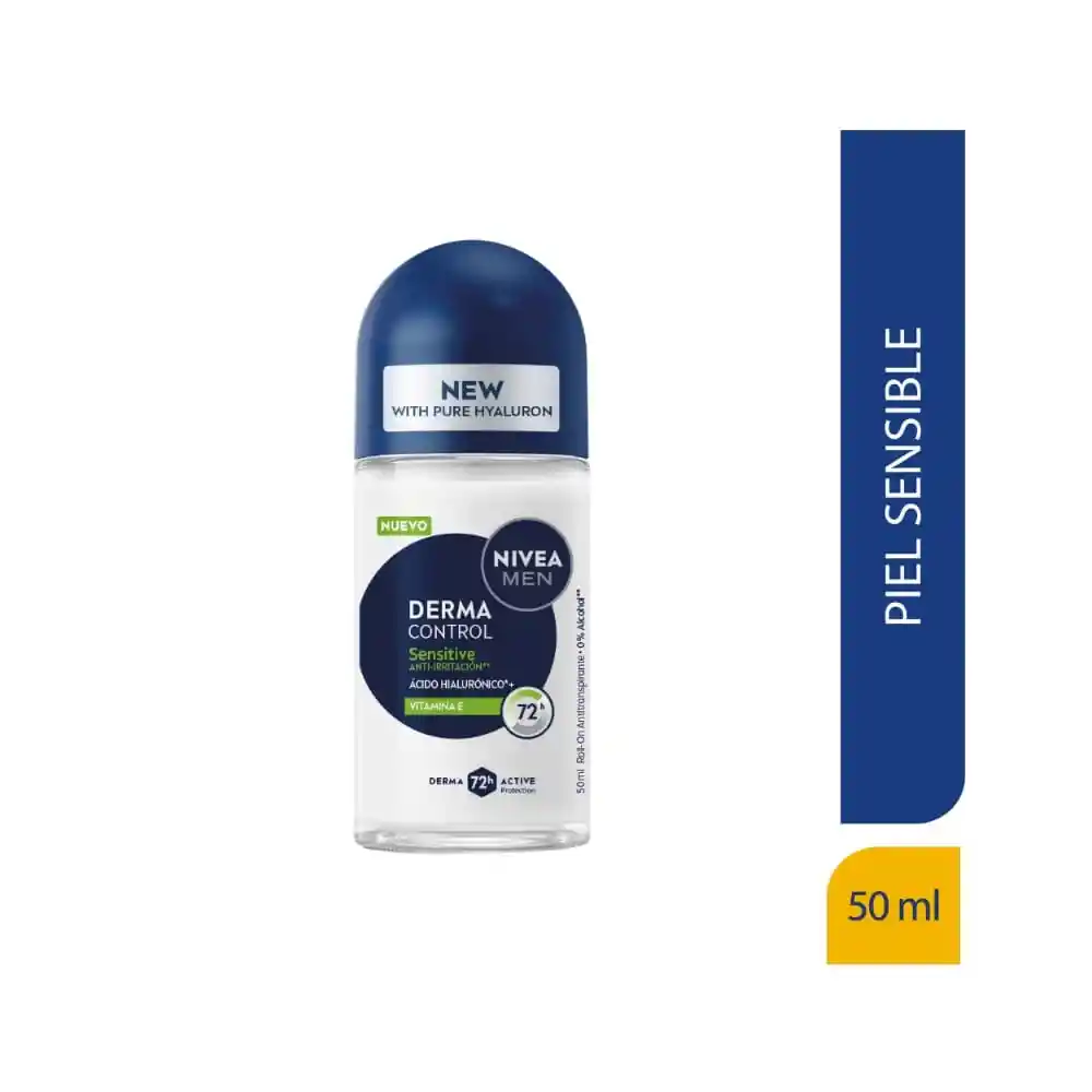 Desodorante Nivea Men Derma Control Sensitive Roll On