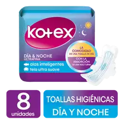 Kotex Toallas Higiénicas Día y Noche