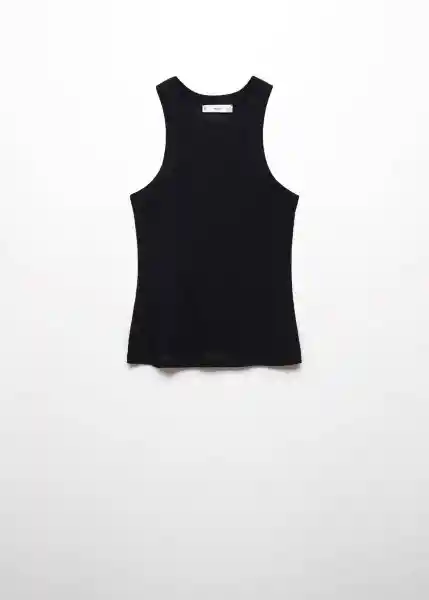 Top Noir Negro Talla S Mujer Mango