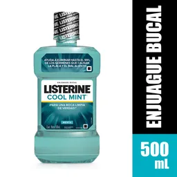 Enjuague Bucal Listerine Cool Mint X 500 Ml