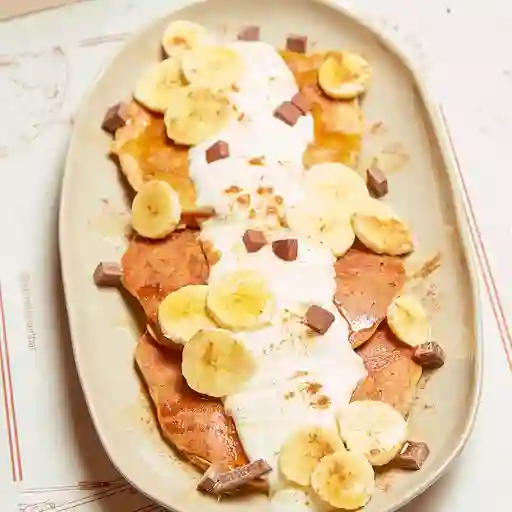 Pancakes de avena y banano