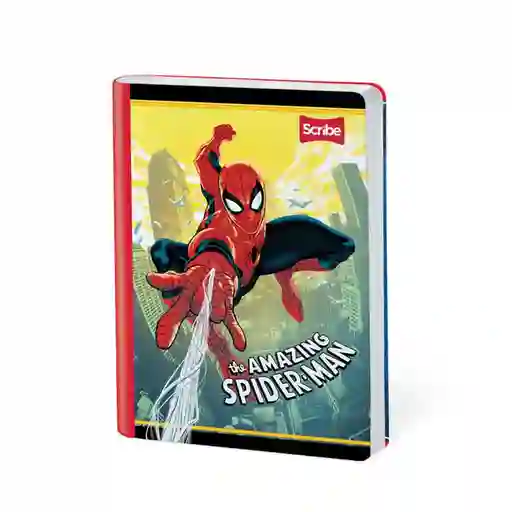 Scribe Cuaderno Cosido Spiderman Doble Línea
