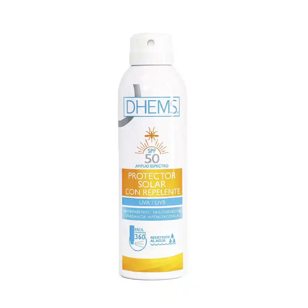 Dhems Protector Solar SPF 50 con Repelente en Spray