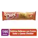 Dux Galletas Rellenas con Crema Sabor a Queso Cheddar