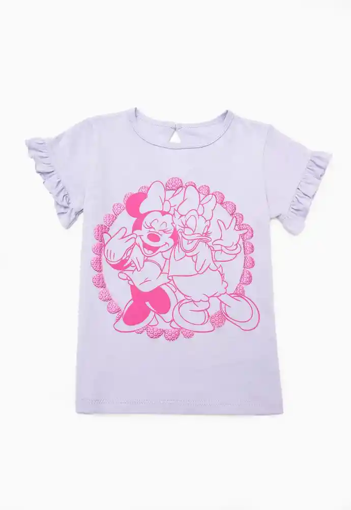 Camiseta Manga Corta 3t-violeta