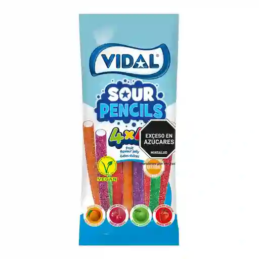 Gomitas Vidal Dulcipica 4x4 (90 Gr)
