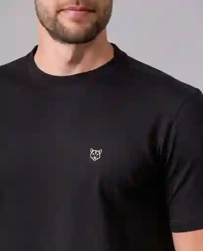 Camiseta Hombre Negro Talla S 21213 Rifle