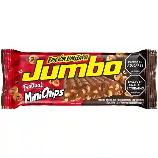 Chocolates Jumbo Glina. Minichips (170 Gr)