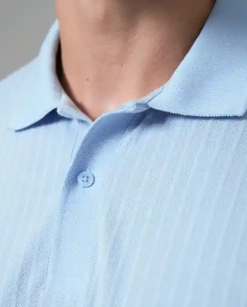 Camiseta Polo Hombre Azul Talla L 199G101_AZU144122 Rifle