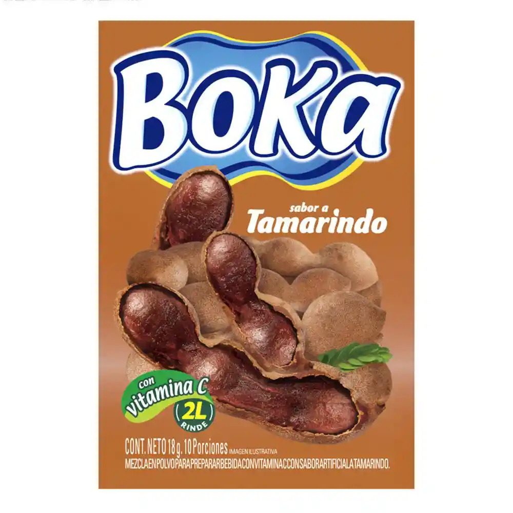 Boka Refresco en Polvo Sabor a Tamarindo 