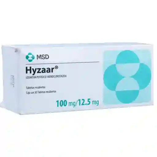 Hyzaar (100 mg/ 12.5 mg) 30 Comprimidos