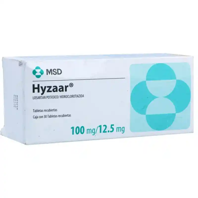Hyzaar (100 mg/ 12.5 mg) 30 Comprimidos