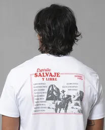 Camiseta Hombre Blanco Talla M 109G021_BLA110601 Rifle