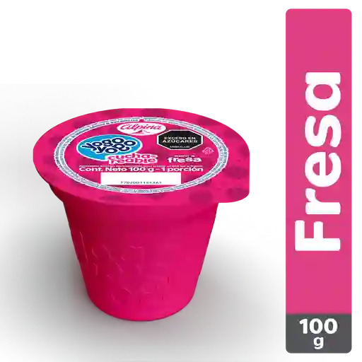 Yogo Yogo Yogurt Cuchareable Sabor a Fresa